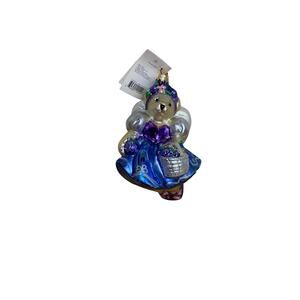 1998 CHRISTOPHER RADKO MUFFY VANDER BEAR PLUM FAIRY 98-NAB-03 6" ORNAMENT